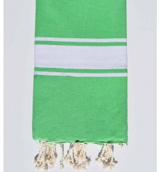 Fouta plate vert pomme