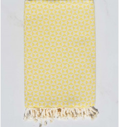 Fouta mariposa amarillo limón