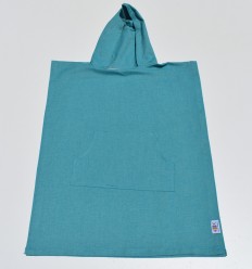 Poncho de plage enfant bleu...