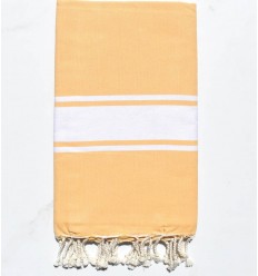 Fouta plate couleur jaune...