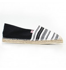 Black and White Espadrille