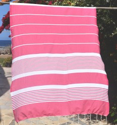 arthur pink beach towel...