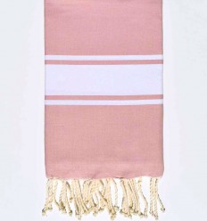 Fouta classique vieux rose