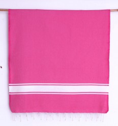 Fouta clásica rosa fucsia