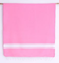 Fouta classique rose clair